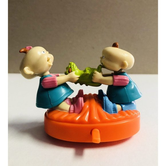 1998 Burger King The Rugrats Movie Phil & Lil My Raptar Turnkey Action Toy - Picture 2 of 10